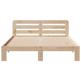 Cadre de lit sans matelas 140x200 cm bois massif de pin