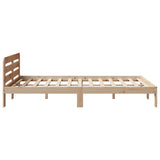 Cadre de lit sans matelas 140x200 cm bois massif de pin