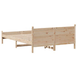 Cadre de lit sans matelas 120x200 cm bois de pin massif