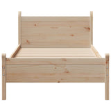 Cadre de lit sans matelas 90x190 cm bois de pin massif