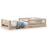 Cadre de lit sans matelas 90x190 cm bois de pin massif