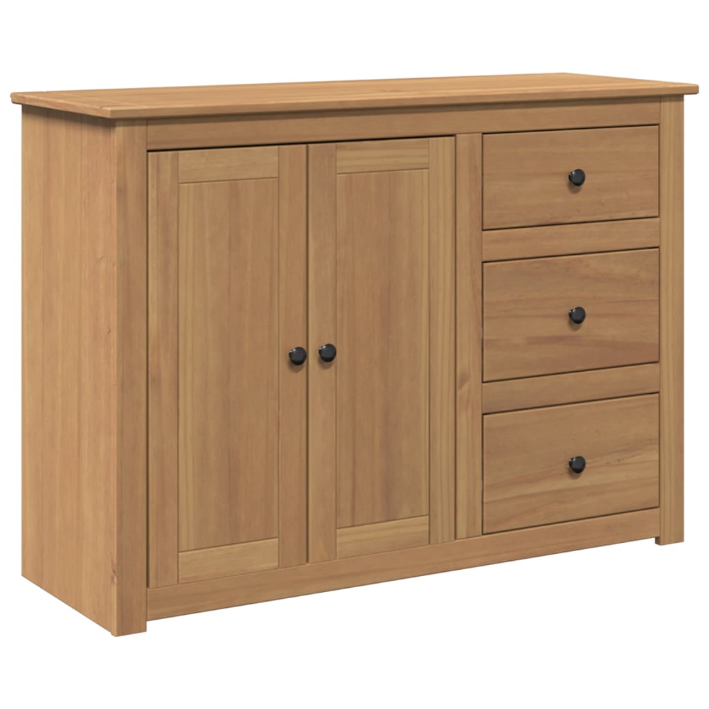 Panama sideboard with drawers 112x40x80 cm solid pine wood