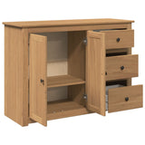 Panama sideboard with drawers 112x40x80 cm solid pine wood