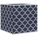 Boîtes de rangement pliables 4pcs bleu 32x32x32cm tissu intissé