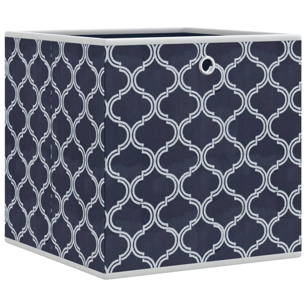 Boîtes de rangement pliables 10 pcs 32x32x32 cm tissu intissé