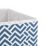 Boîtes de rangement pliables 4pcs bleu 32x32x32cm tissu intissé