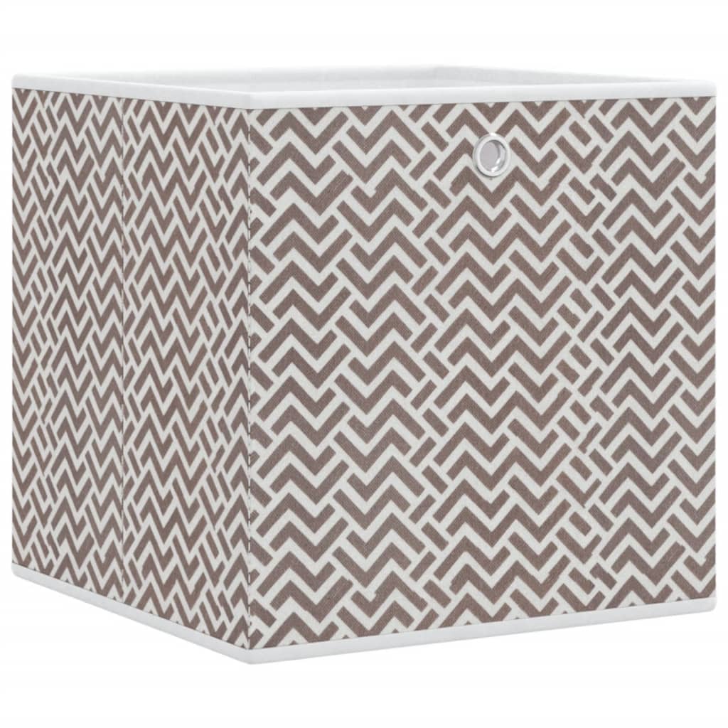 Boîtes de rangement pliables 4 pcs 32x32x32 cm tissu intissé