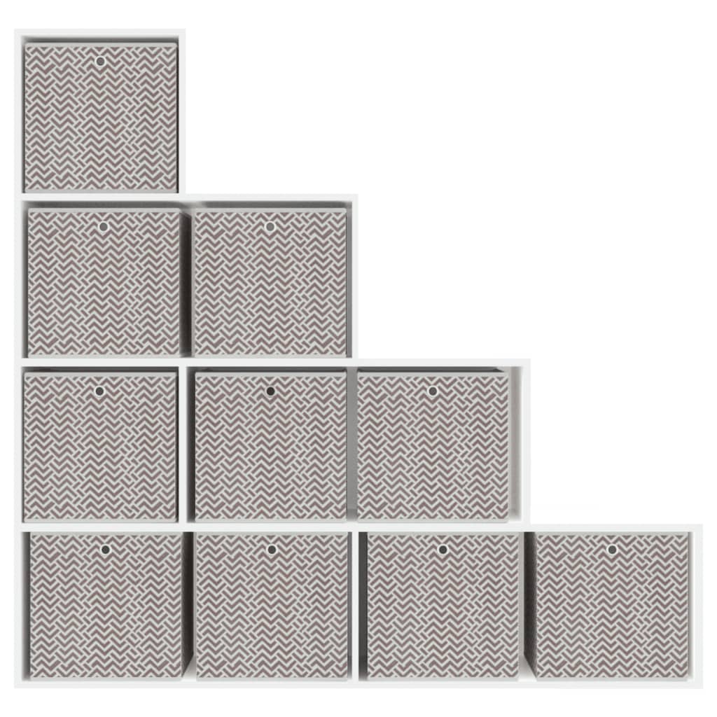 Foldable storage boxes 10 pcs 32x32x32 cm non-woven fabric