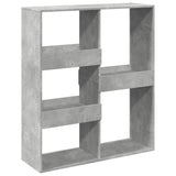 Cloison de séparation gris béton 100x33x115cm bois d'ingénierie