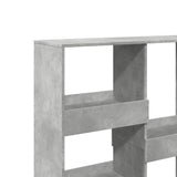 Cloison de séparation gris béton 100x33x115cm bois d'ingénierie