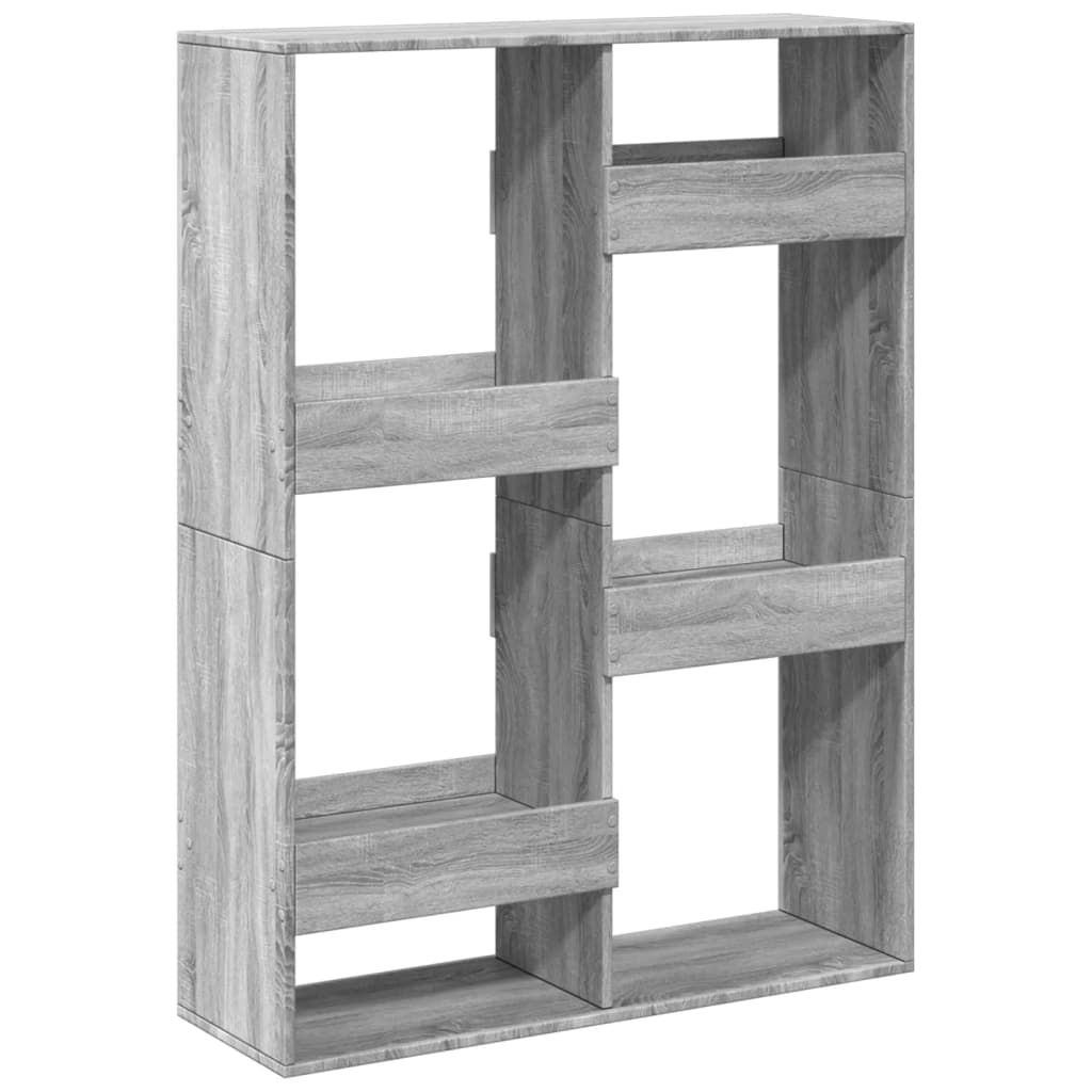 Cloison de séparation sonoma gris 100x33x135 cm bois ingénierie