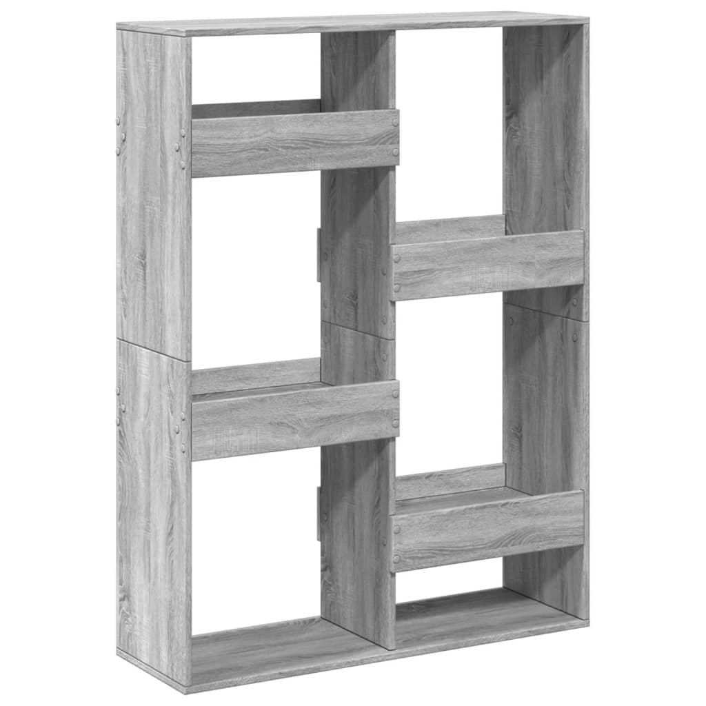 Cloison de séparation sonoma gris 100x33x135 cm bois ingénierie