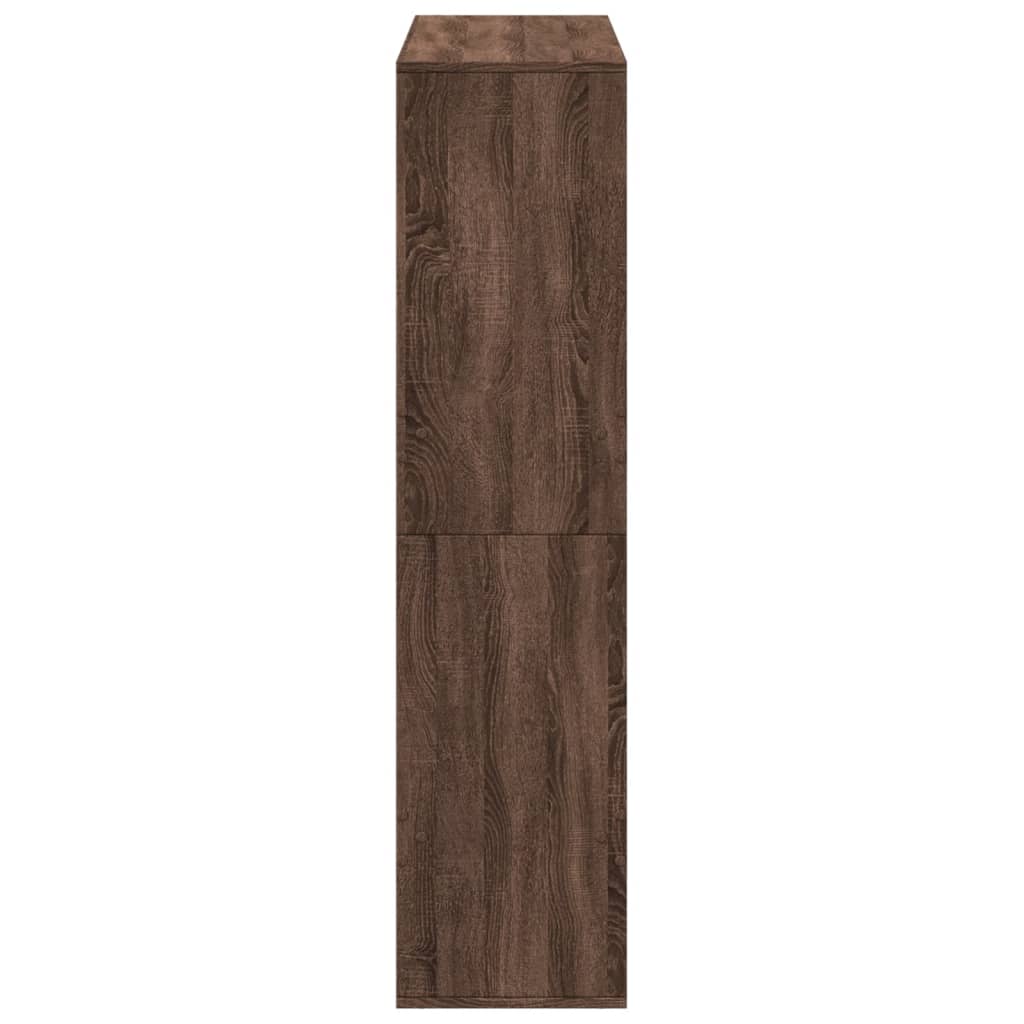 Cloison de séparation chêne marron 100x33x135cm bois ingénierie