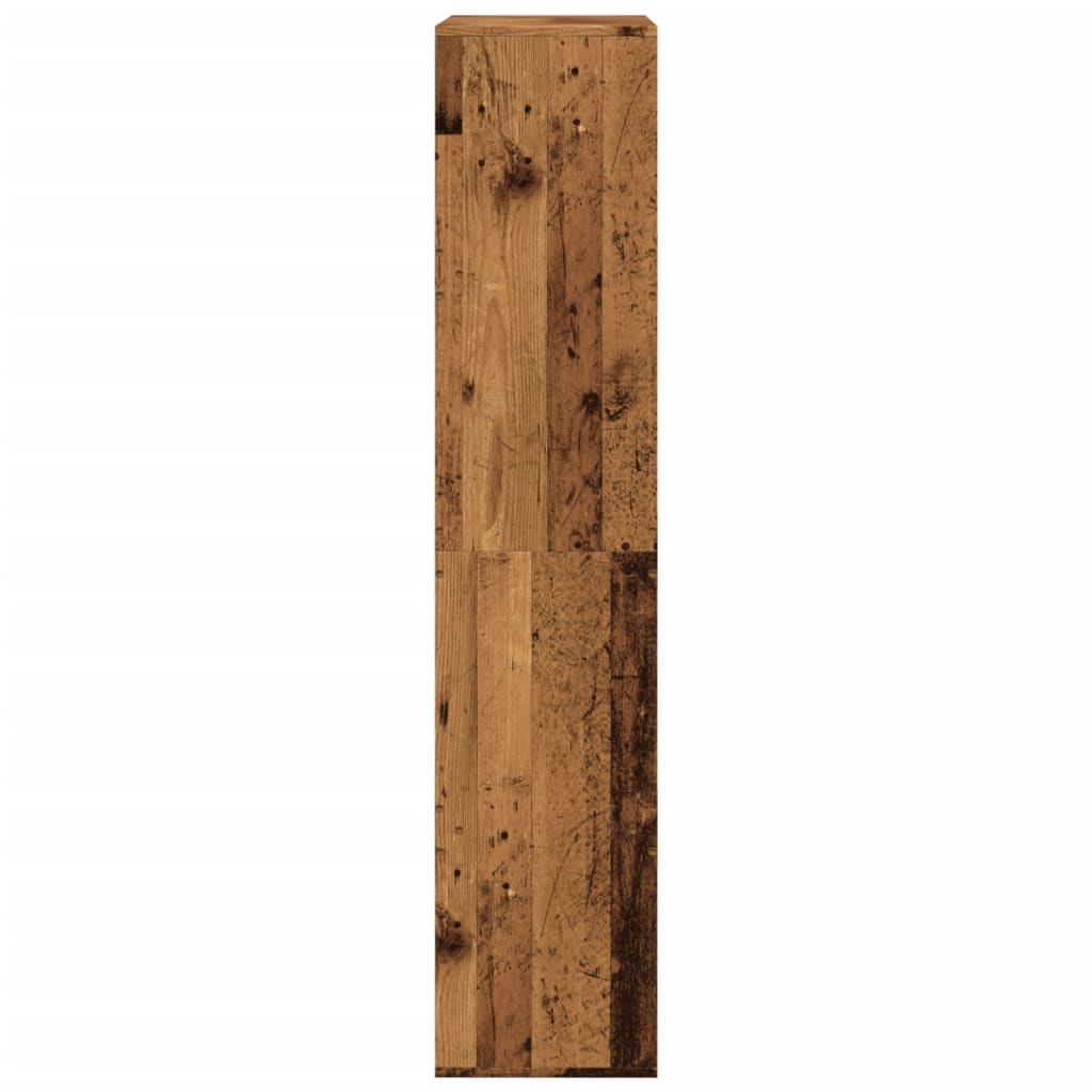 Cloison de séparation vieux bois 100x33x155,5cm bois ingénierie