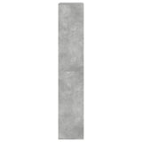 Cloison de séparation gris béton 100x33x175cm bois d'ingénierie