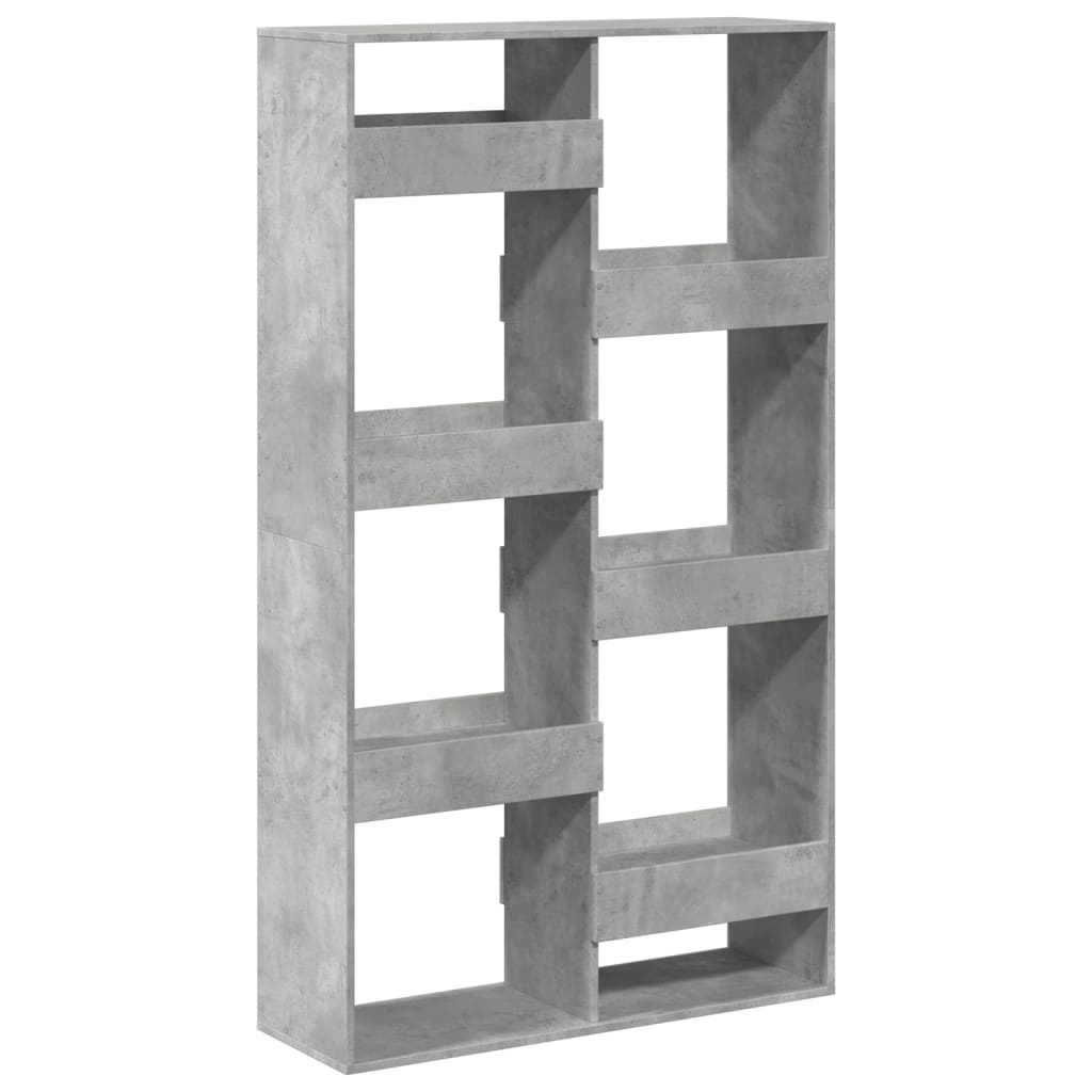 Cloison de séparation gris béton 100x33x175cm bois d'ingénierie