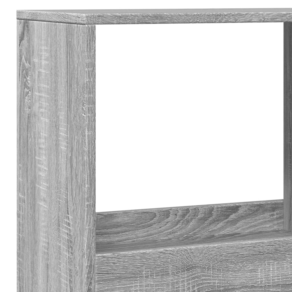 Cloison de séparation sonoma gris 100x33x175 cm bois ingénierie