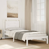 Cadre de lit extra long sans matelas 100x210 cm bois massif