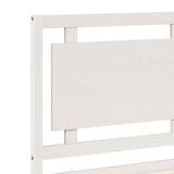 Extra long bed frame without mattress 140x210 cm solid wood