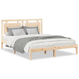 Cadre de lit extra long sans matelas 160x210 cm bois massif