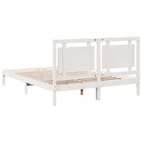 Cadre de lit extra long sans matelas 160x210 cm bois massif