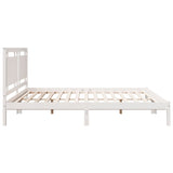 Cadre de lit extra long sans matelas 180x220 cm bois massif