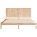 Cadre de lit extra long sans matelas 160x210 cm bois massif