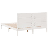 Cadre de lit extra long sans matelas 140x220 cm bois massif