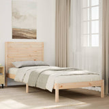 Cadre de lit extra long sans matelas 90x210 cm bois massif