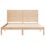 Cadre de lit extra long sans matelas 160x210 cm bois massif