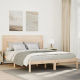 Cadre de lit extra long sans matelas 160x210 cm bois massif