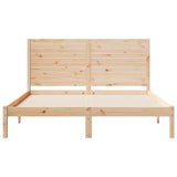 Cadre de lit extra long sans matelas 160x220 cm bois massif