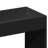 High sideboard 63x33x180 cm black engineered wood