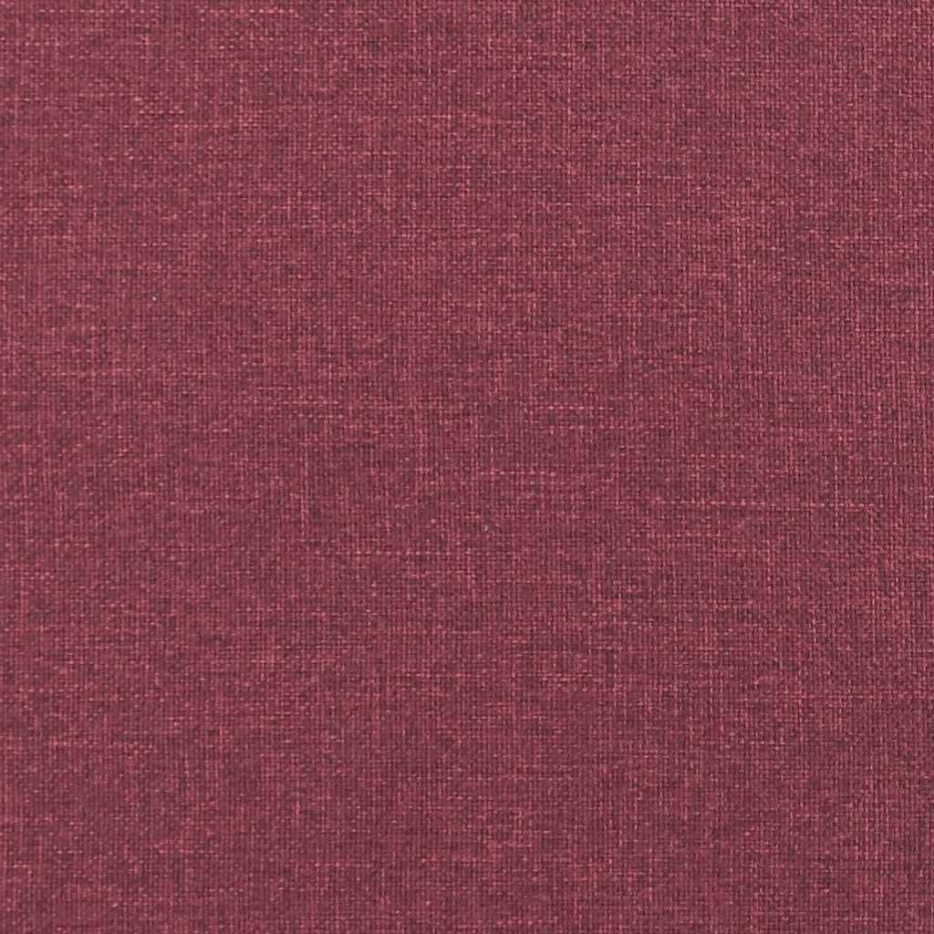 Fauteuil rouge bordeaux 74x84x100 cm tissu