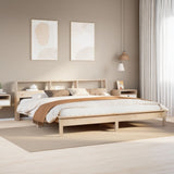 Cadre de lit sans matelas 200x200 cm bois massif de pin