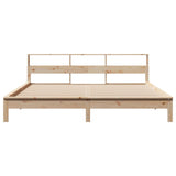 Cadre de lit sans matelas 180x200 cm bois massif de pin