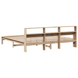 Cadre de lit sans matelas 180x200 cm bois massif de pin