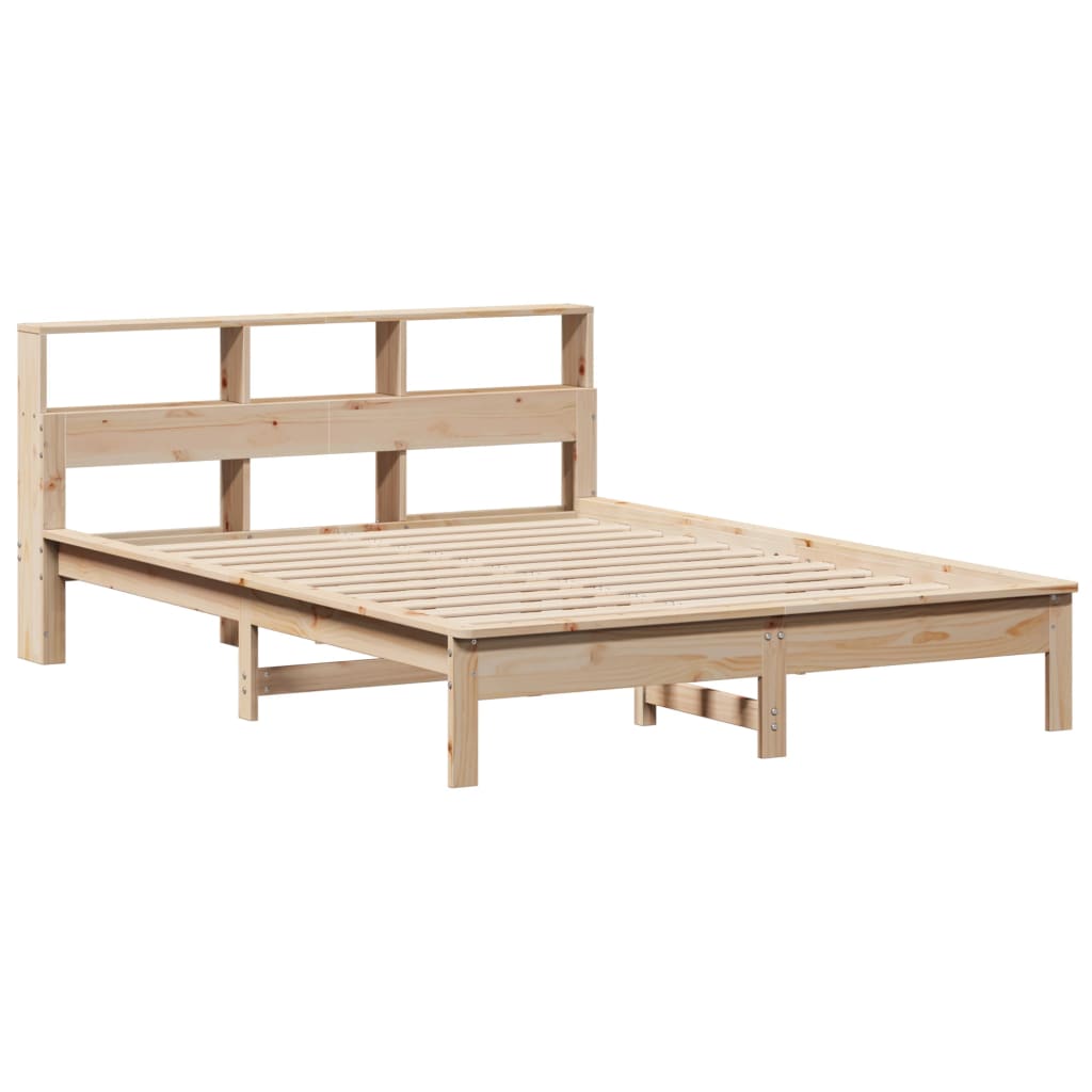 Cadre de lit sans matelas 150x200 cm bois de pin massif