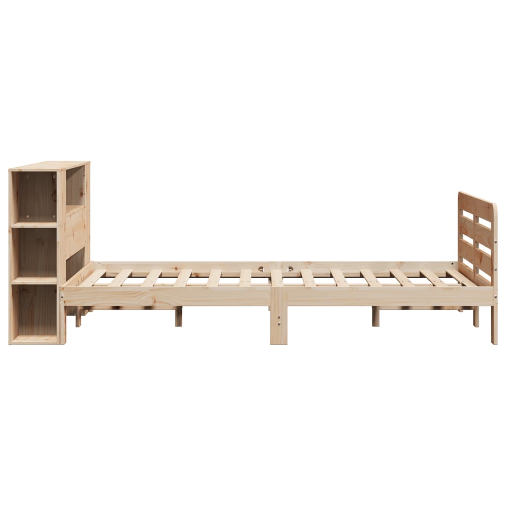 Cadre de lit sans matelas 140x200 cm bois massif de pin