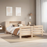 Cadre de lit sans matelas 140x200 cm bois massif de pin