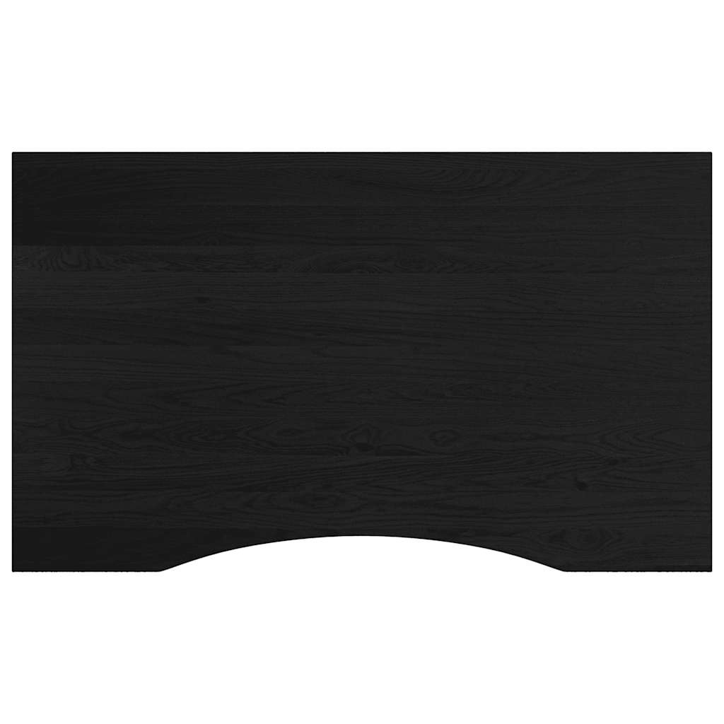 Établi marron foncé 100x60x(71,5-98) cm bois de chêne massif