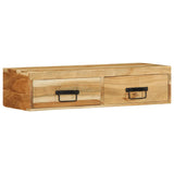 TV-Wandschrank 80x30x19 cm aus massivem Akazienholz