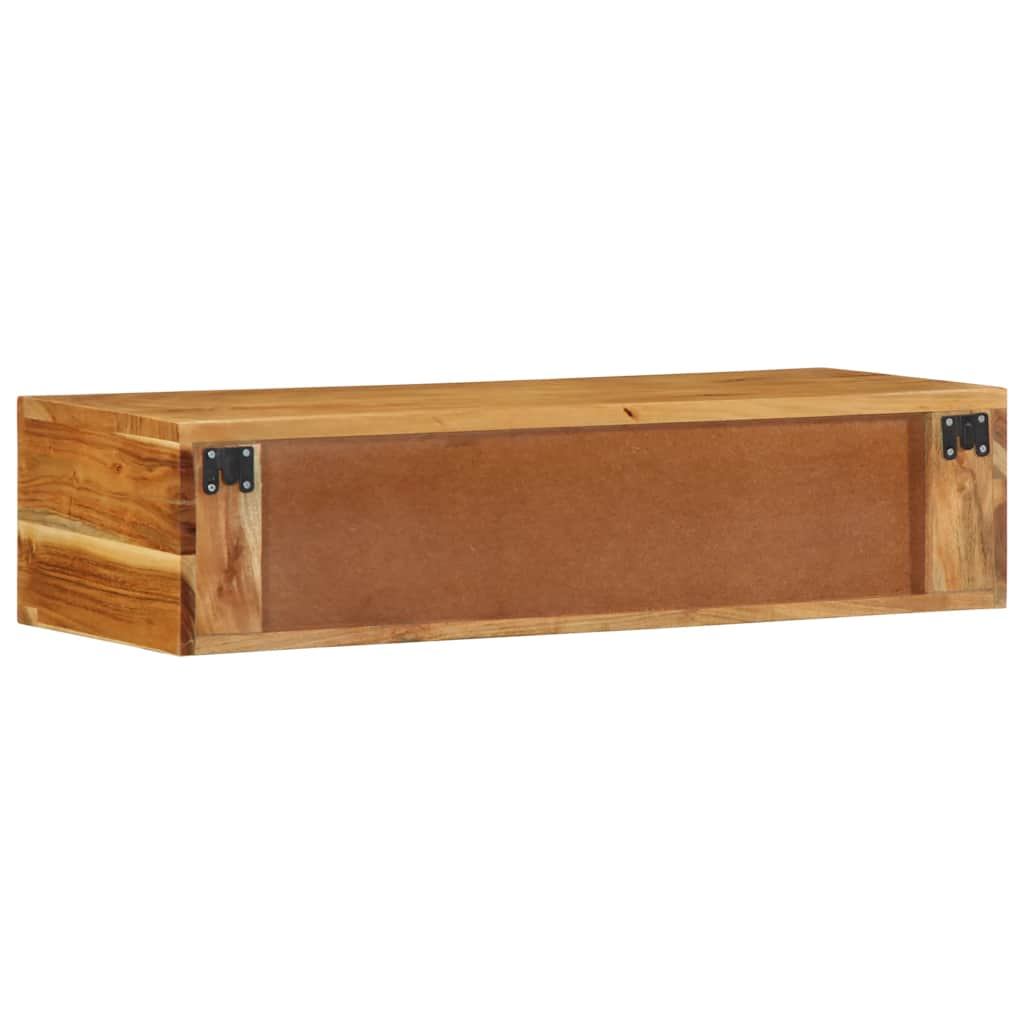 TV-Wandschrank 80x30x19 cm aus massivem Akazienholz