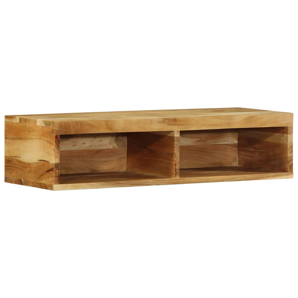 TV-Wandschrank 80x30x19 cm aus massivem Akazienholz