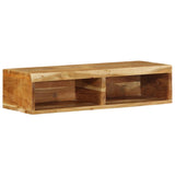 TV-Wandschrank 80x30x19 cm aus massivem Akazienholz