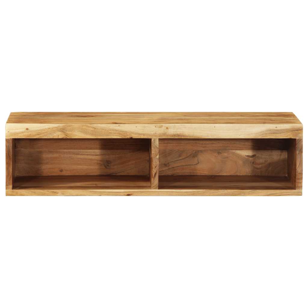 TV-Wandschrank 80x30x19 cm aus massivem Akazienholz