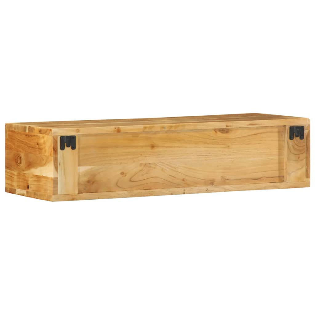 TV-Wandschrank 80x30x19 cm aus massivem Akazienholz