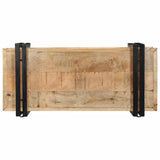 Étagère murale 70x33x35 cm bois de manguier massif brut