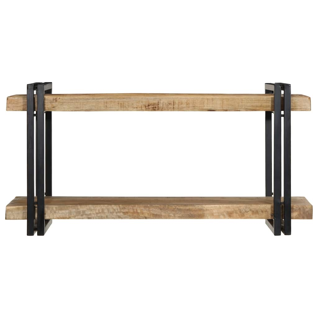 Étagère murale 90x33x45 cm bois de manguier massif brut