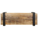 Étagère murale 90x33x45 cm bois de manguier massif brut